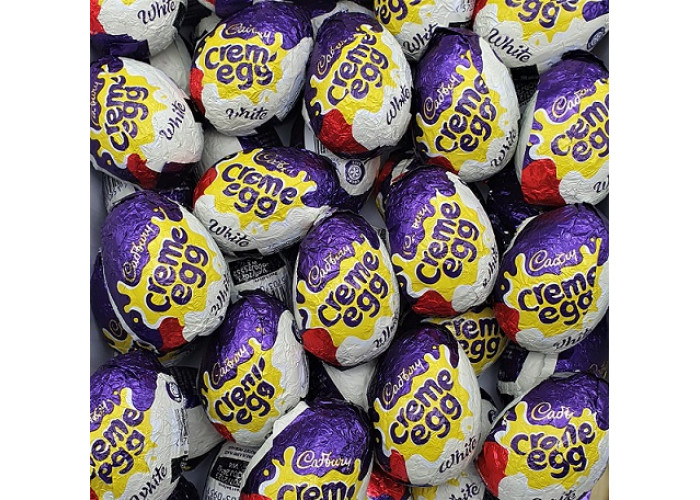 Cadburys White Chocolate Creme Eggs: Mouthwatering Retro Sweets